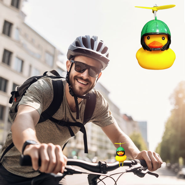 Timbre de bicicleta de pato (conejo blanco)