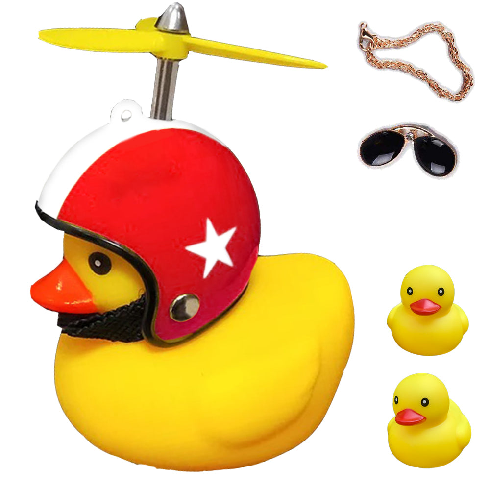 Timbre de bicicleta de pato (estrella roja)