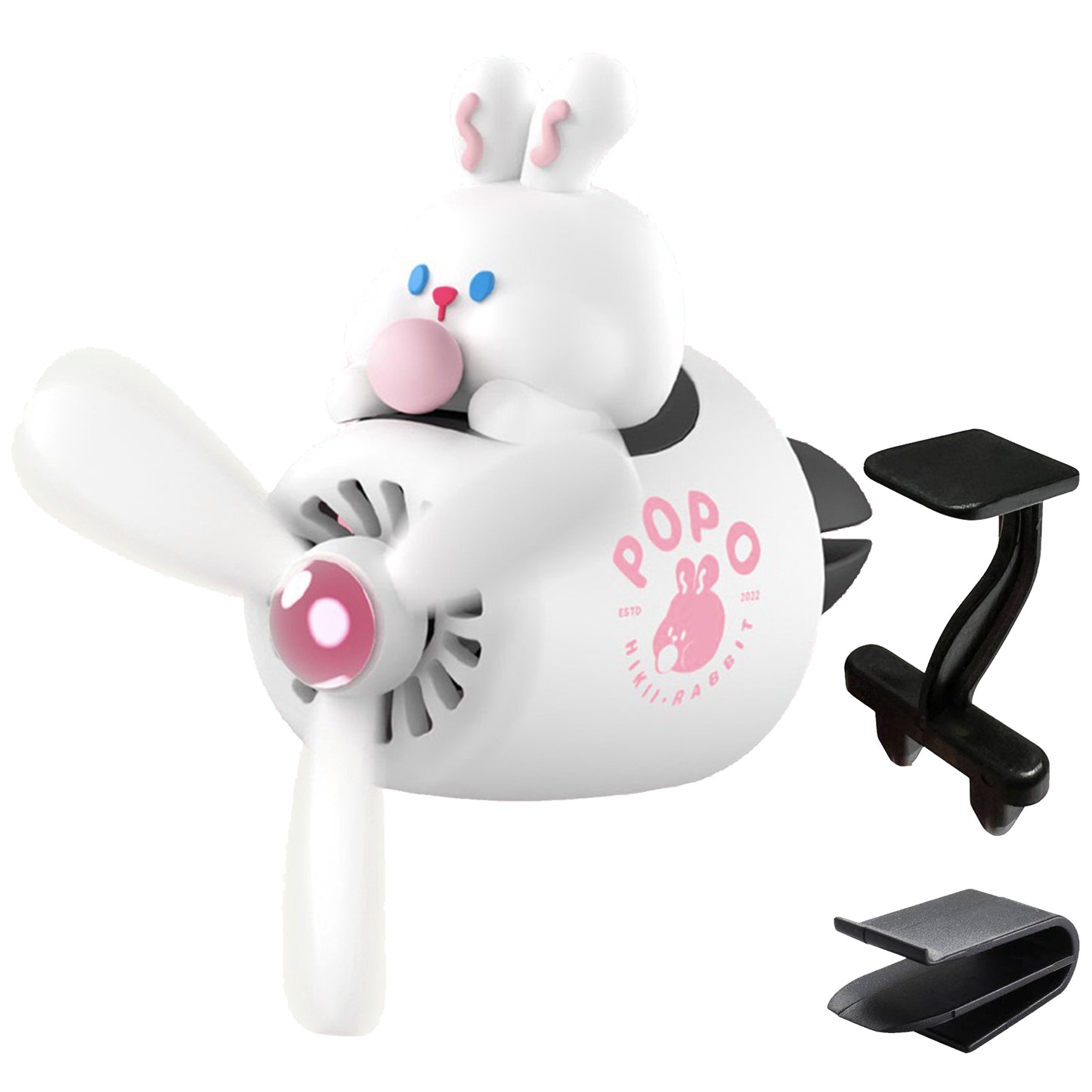 ACEDOAMARE Tesla Model 3 Y S X Cybertruck Car Air Fresheners 2019 2020 2021 2022 2023 2024 (White Rabbit)