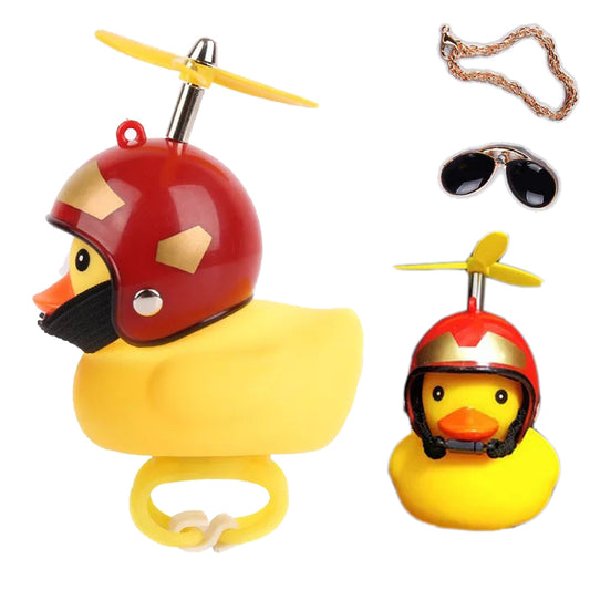 Duck Bike Bell (Red n Gold)