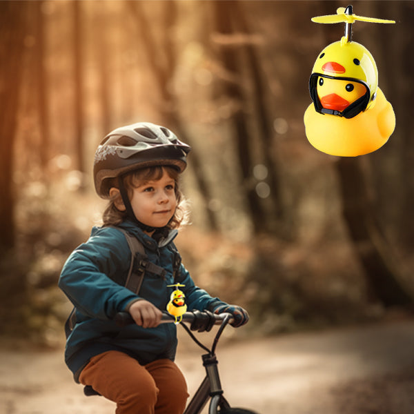 Timbre de bicicleta de pato (estrella negra)